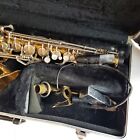 Vintage Selmer Bundy Ii Alto Saxophone - Needs New Corks pads mouthpiece