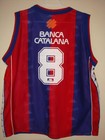 Barcelona Basquet - Match Worn Basketball Jersey Match Worn Shirt Euro Fiba
