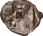 Ca 393-294 Bc Attica Athens Ar Tetradrachm  17 21 Grams  Ngc Ch Xf 3 5-1 5