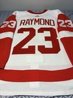 Lucas Raymond Detroit Red Wings Adidas Climalite Away Jersey Size  54   A