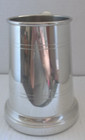 Preisner Pewter Stein Tankard  2729     Ornate Handle  Brushed Interior - Vintage