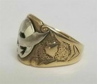 Vintage Antique 14k Yellow Gold Masonic Mystic Shrine Ring Size 9