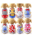 Summer T-shirt For Small Pet Dog Clothes Cartoon Clothing Puppy Dogs Soft Vests