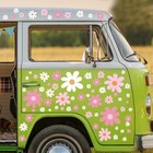 12 Sheets Daisy Stickers 147 Pcs Daisy Flower Car Decals Vinyl Self Cute Style