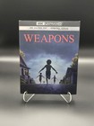 Weapons 4k Ultra Hd Blu-ray Single Disc  no Digital  Slipcover - Vg