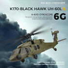 Wltoys K170 Uh-60l Black Hawk Rtf 4ch 6-axis Gyro Aircraft Rc Helicopter