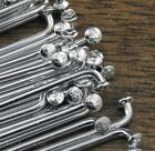 Nos Vintage Union Chrome 14g Db Spokes Nipples Schwinn Roadbike Toc Tour Bicycle