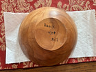 Beech Wood Bowl Hand Made  7 1 4 Inches Wide  New