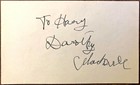 Dorothy Mackaill Autographed Signed 3x5 Album Page Vintage 1920 s Silent Films 
