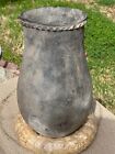 Large Antique Navajo Pottery Vase Grayware 11 5 Inches Historic C1800s 