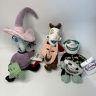 Disney Store Nightmare Before Christmas Bean Bag Plush Set Lot Shock Barrel Lock