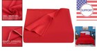 Luxurious Twin Flat Sheet - Soft Brushed Microfiber  Wrinkle And Stain-resistant