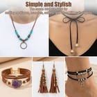 6 Rolls Flat Leather String Cord  Suede Ribbon For Jewelry Making  Leather St   