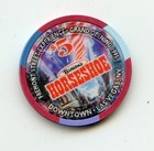 5 00 Chip From The Horseshoe Casino Las Vegas Nevada Binions Fremont Go