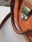 Rare Vintage Leather Contax Hinomoto No  55 Camera Bag With Orig Strap For