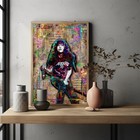 Anthrax Joey Belladonna  8x12in Poster  Anthrax Singer Pop Art Free Shipping Us