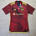 Seattle Sounders Soccer Jersey Mens Medium Slim Adidas Red Bruce Lee Mls Shirt