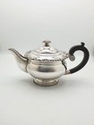 Gorgeous Antique Silver-plated Three-piece Tea Set With Ornate Grapevine Details