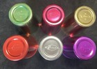 Vintage Lot Of 11 Sunburst Anodized Aluminum Tumblers Drinking Cup 3 5      4 3 4   
