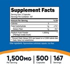 Nutricost Psyllium Husk 1500mg Per Serving  500 Capsules - Non-gmo   Gluten Free