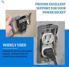 10 Pcs Outlet Leveling Spacers Electrical Wall Plate Switch Adjustment Kit  