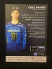 2026 Cole Davies  37 Thor Motocross Trading Card Yamaha Autograph              5x7