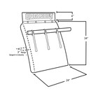Hogebuilt 34  430 Stainless Half Brace Ubolt Quarter Fender Set Hodgebuilt Hb134