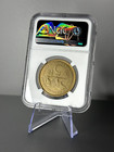 1936 Belgian Congo 5 Francs Coin Ngc Unc Details Reverse Cleaned - Uncirculated