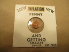 Richard Nixon Inflation Penny Cent 1974 Coin Campaign And Getting Smaller