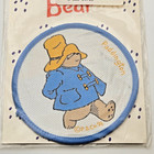 Vintage 1991 Paddington Bear P   Co Embroidered Sew-on Patch     Rare Collectable