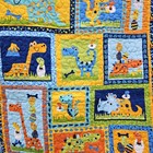 Baby Boy Crib Quilt Blanket Panel Flannel Dinosaurs 34x40  New