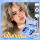 Magnetic Eyelashes With Applicator  1 Pair Natural Look Eyelashes 16mm Magnetic