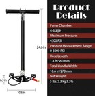 4-stage Pcp Hand Pump  30mpa 4500psi High Pressure Pump With Oil-water Filter