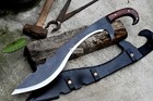 Kopis Machete  20 Inches Long Blade Hand Forged Custom Forged Tempered Kopis