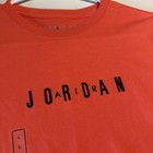 Nwt Youth L 12 13 Jordan Air Jumpman Embroidered Red Short Sleeve T-shirt