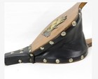 Vintage Fireplace Bellows Wood Leather Brass Ship Nautical 19  Hearth Decor 