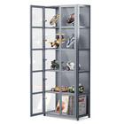 Acrylic Display Case 64  2 Doors Multifunctional Collectibles Showcase  5 Tiers