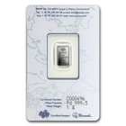 Pamp Suisse 1 Gram Palladium Bar  9995 Fine Palladium - In Assay Card