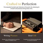Luxury Fountain Pen Gift Set-fine Nib With Black Ink Included-refillable