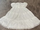 Alexis Usa Christening Gown Baby Girl 3 Mo White Lace Baptism Presentation