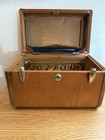 Vintage Samsonite Shwayder Bros Luggage Train Case Brown Style 4612  no Key