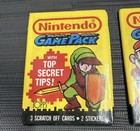 Limited Ed Vintage Lot Of 3 1989 Topps Nintendo Game Packs Sealed Trading Cards