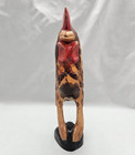 Vtg Large Hand Carved Wood Rooster Chicken Rustic Country Primitive Farmhouse