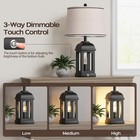 Table Lamp For Living Room farmhouse Lamps Set Of 2 With Usb A c And Nightlight