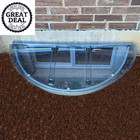 48 In  W X 22 In  D X 2-1 2 In  H Economy Round Flat Window Well Cover Fit Round