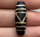 Rare Ancient Old Etched Carnelian Bead With Age 1000  Years