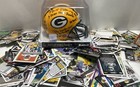 Green Bay Packers Nfl Card Lot Mixed Eras Riddell Mini Helmet See Photos
