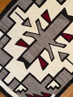 Pristine Historic Ganado Navajo Rug  Arrows   Clouds  Handspun Wool  C1945  Mint