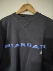 Vintage 90s Stargate Sci Fi Promotional Black Sweatshirt Xl Santee Heavyweight 