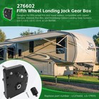 276602 Rv Fifth Wheel Landing Jack Gear Box Compatible With Lippert Black 